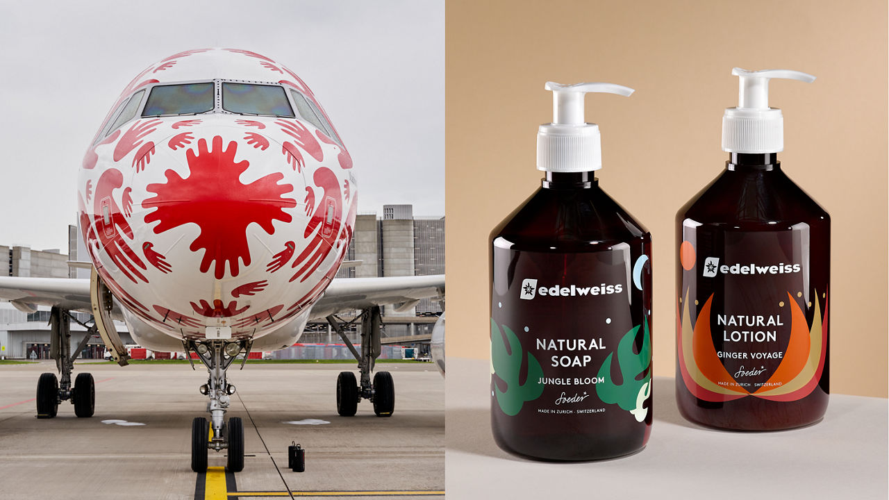 bemaltes Flugzeug und  Seifen