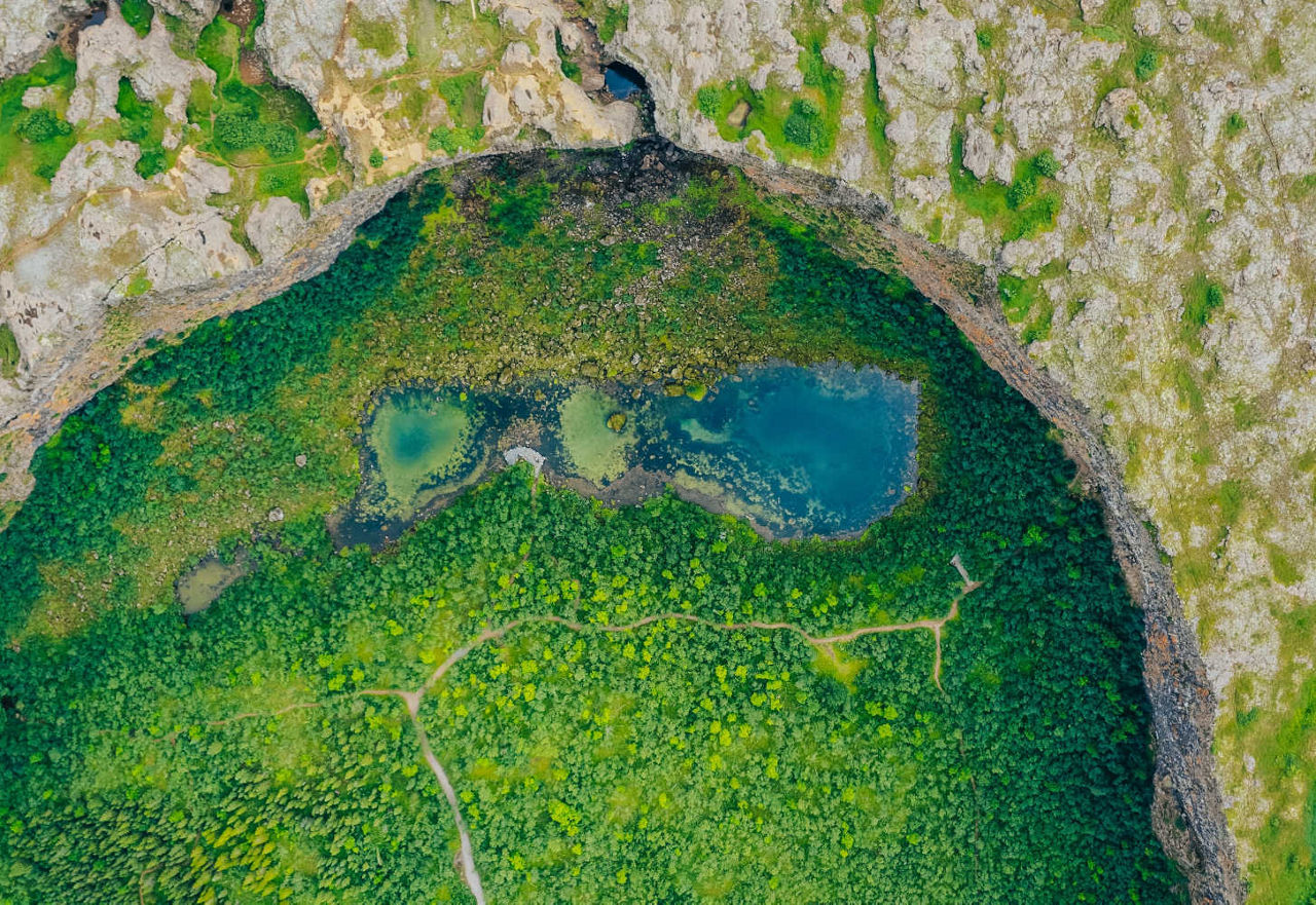 Ásbyrgi Canyon