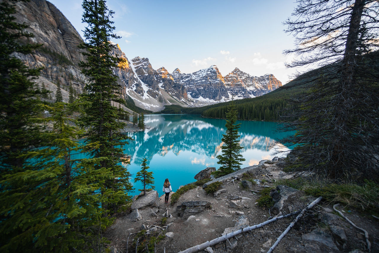 Wandern Calgary Bergsee Wald