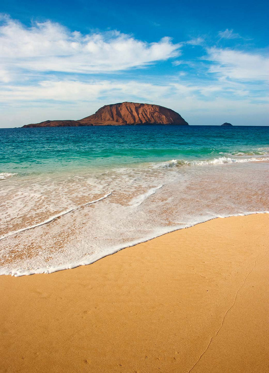 Montaña Clara, Stand, Meer, Sand​