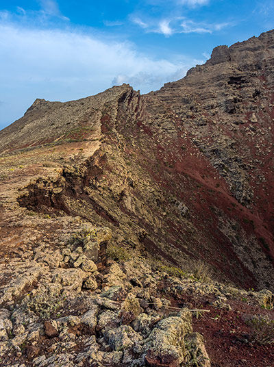 Krater, Wanderweg, Volcan de la Corona