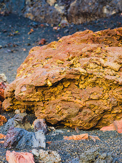 Rötliches Vulkangestein, Volcán El Cuervo