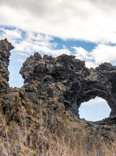 Lava formation from Dimmuborgir