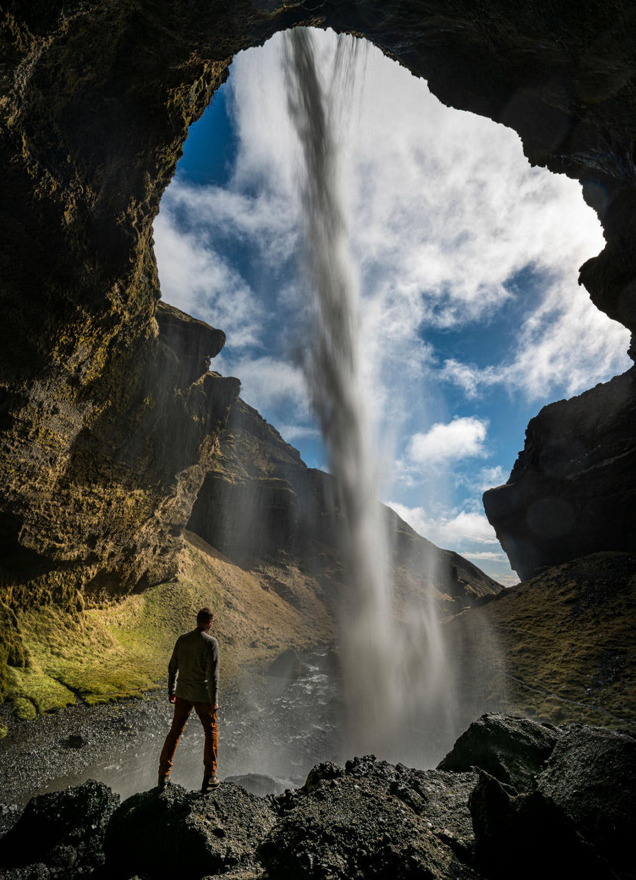 Kvernufoss waterfall