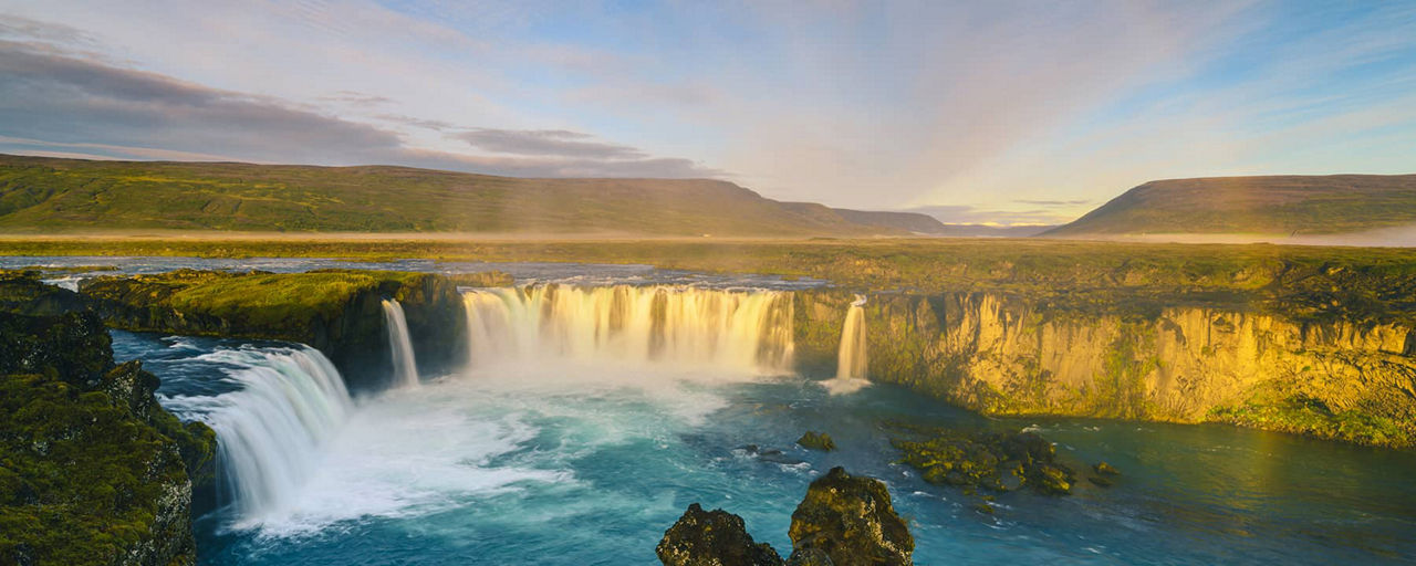 Wasserfall in Akureyri