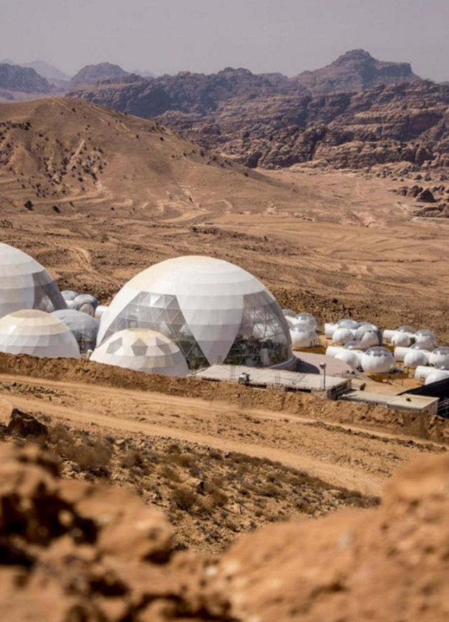 Bubble hotel in Wadi Rum