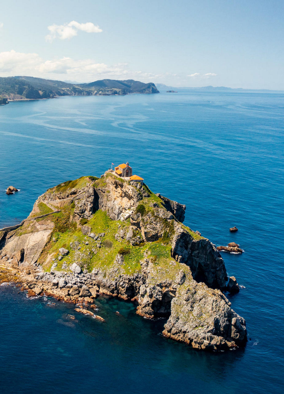 Aerial View of Gaztelugatxe