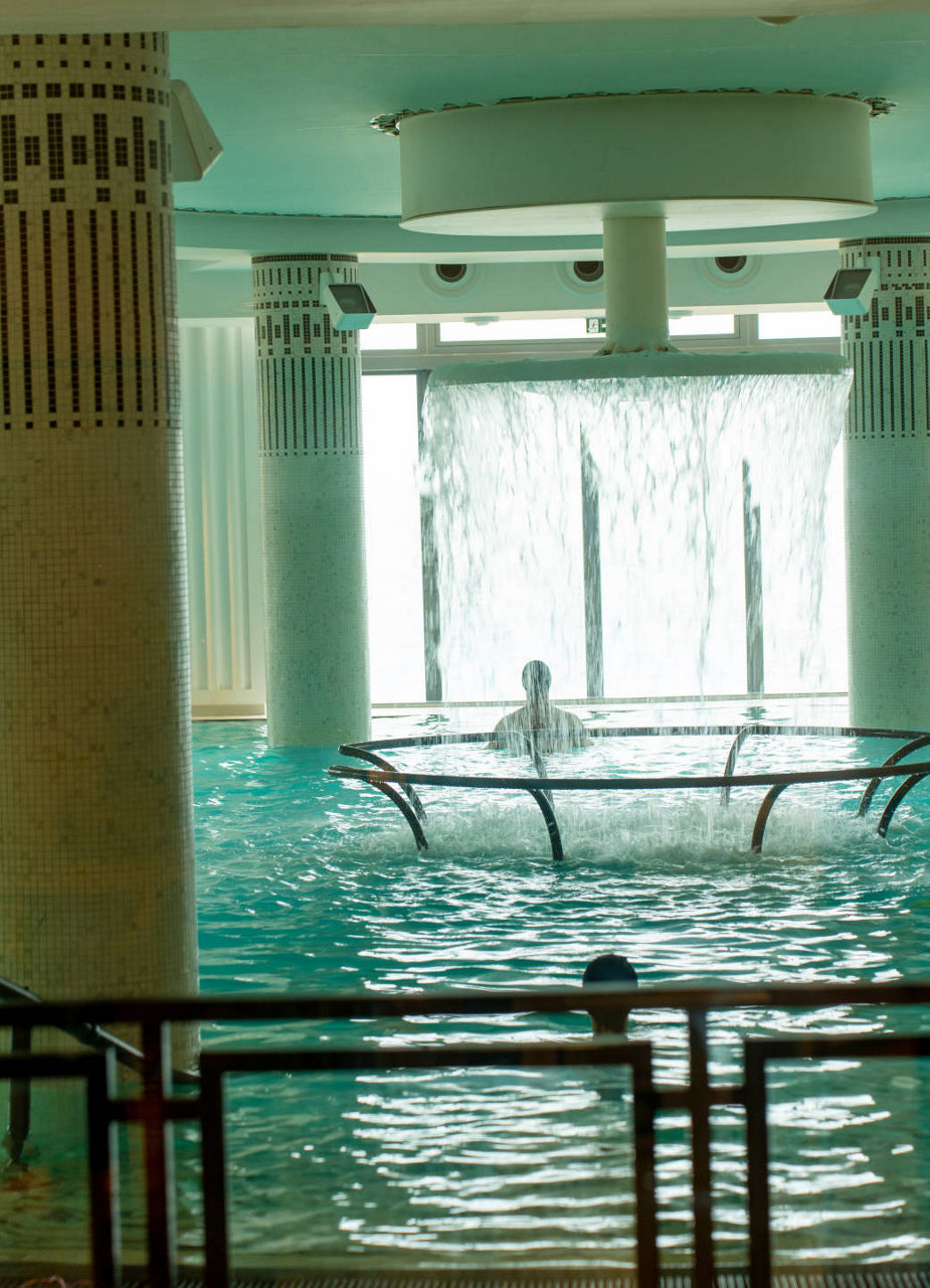 Seawater filled Thalasso pools