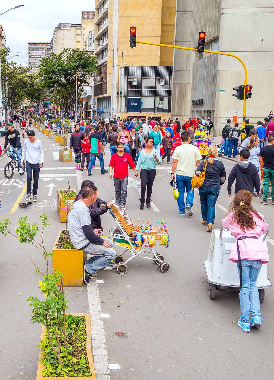 Street closed for cars