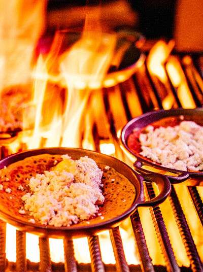 Typical Colombian dishes prepared in the traditional manner