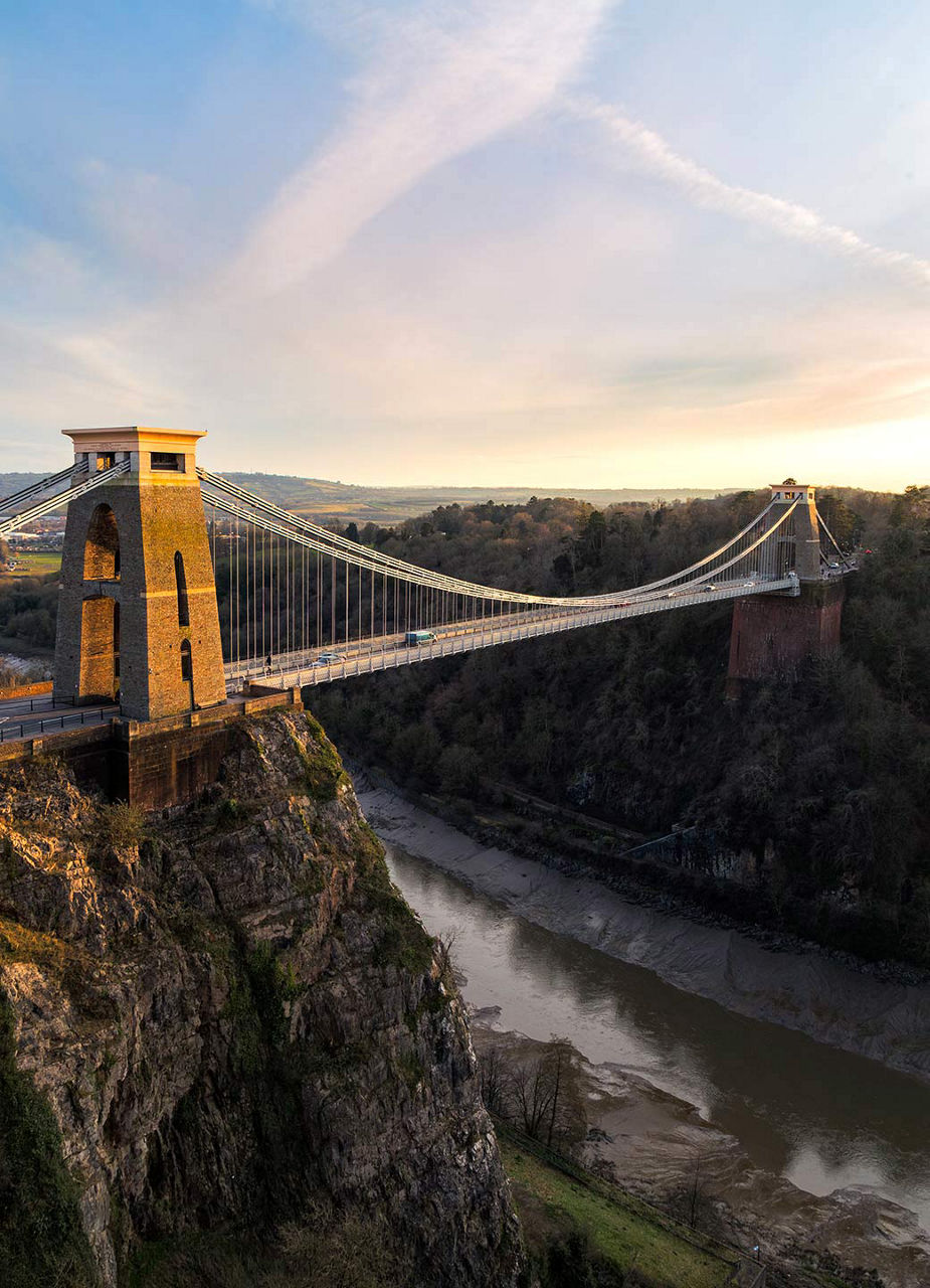 Le Clifton Suspension Bridge au-dessus des gorges de l’Avon