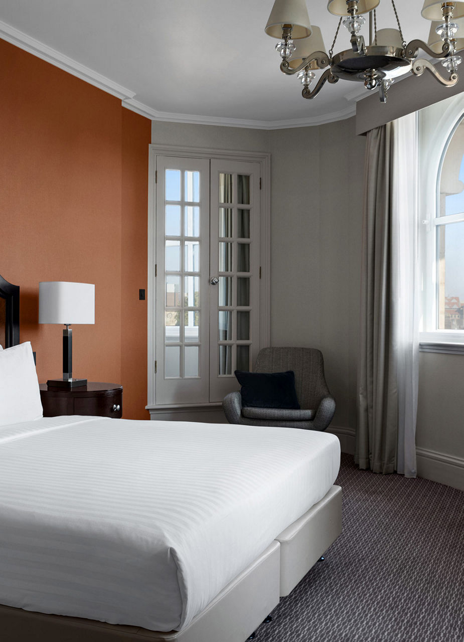 Schlafbereich der Suite, Bristol Marriott Royal Hotel ​