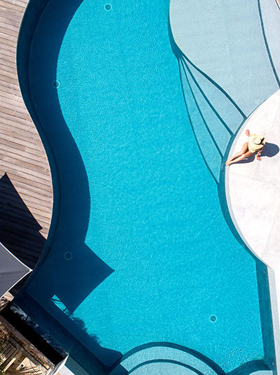 Pool area, Hôtel L’Acquale