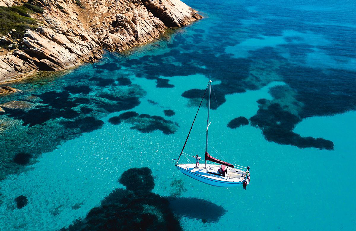 Segelboot in Kroatien
