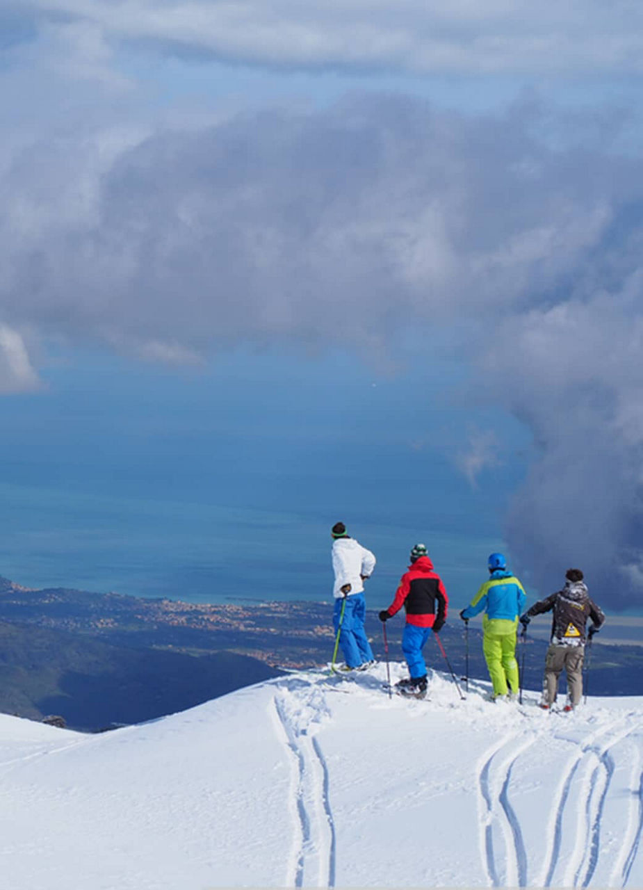 Freeriding on Mount Etna