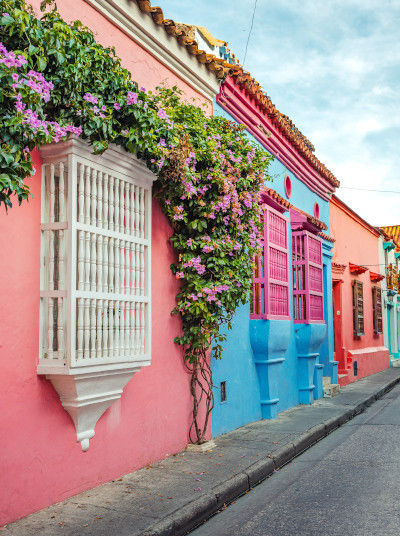 Colourful houses