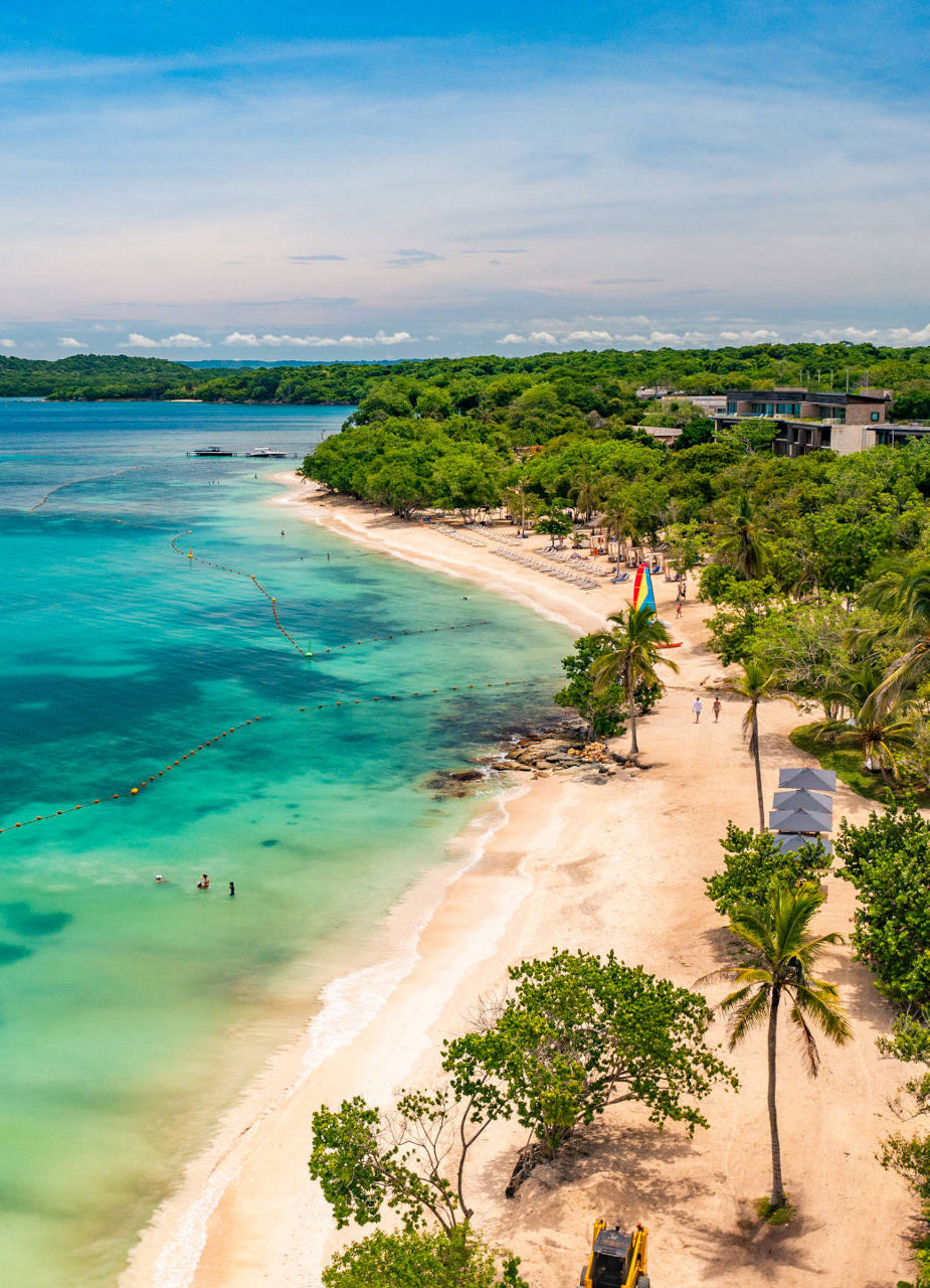 Beach infront of Sofitel Hotel