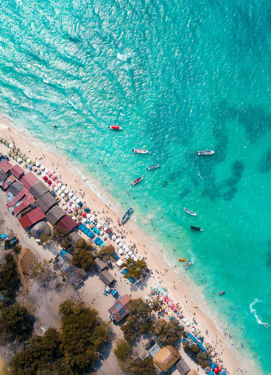 Playa Blanca bird view