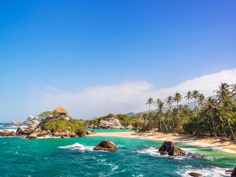 Beach in Cartagena