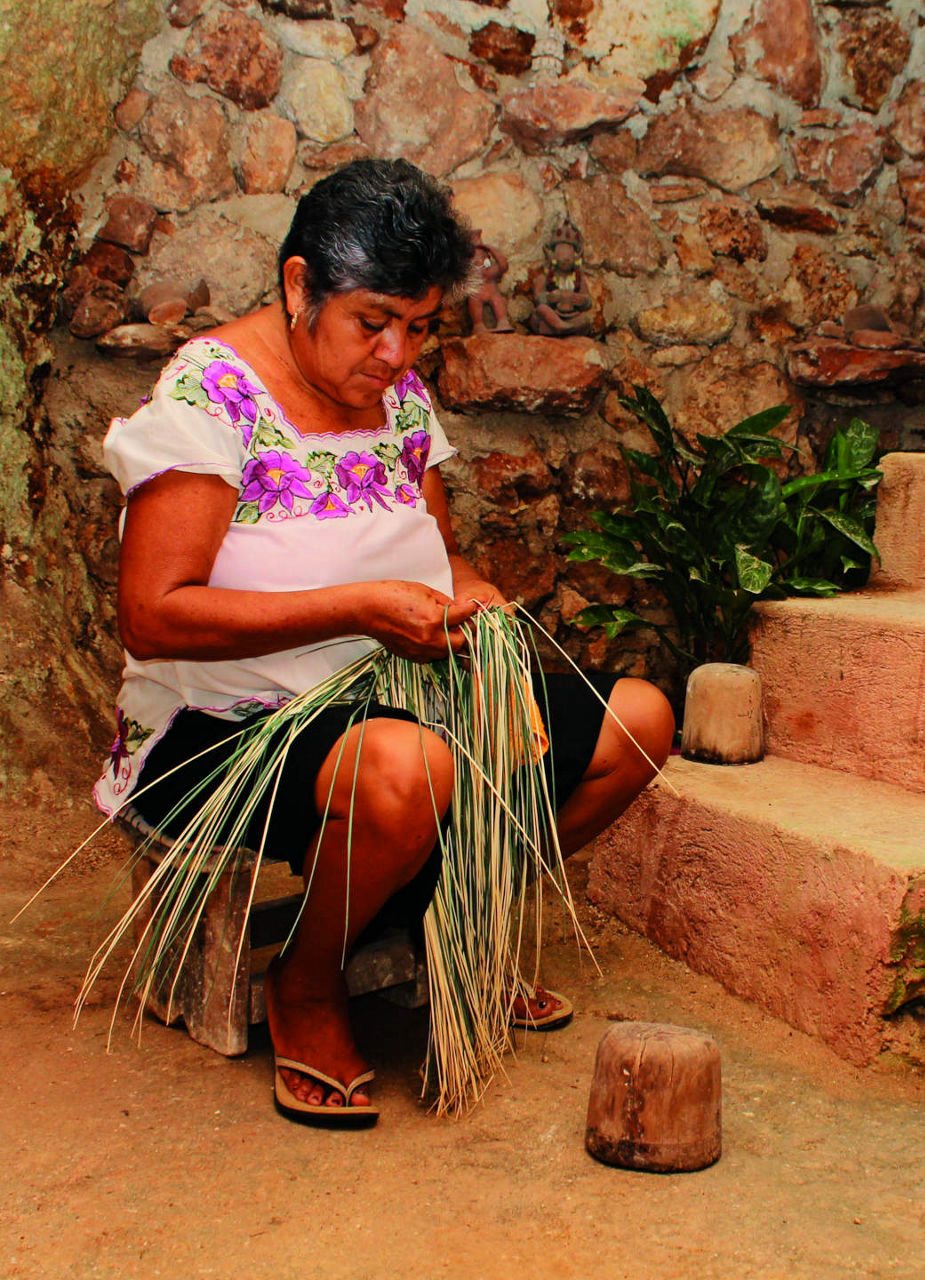 Woman Making a Hat