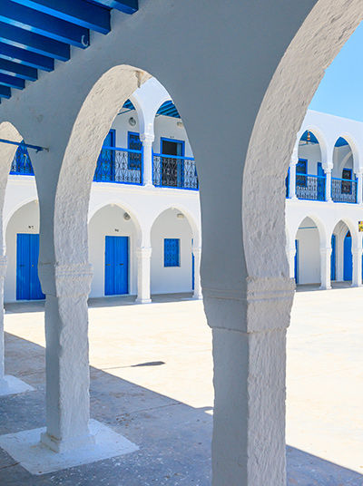 Inside of synagogue