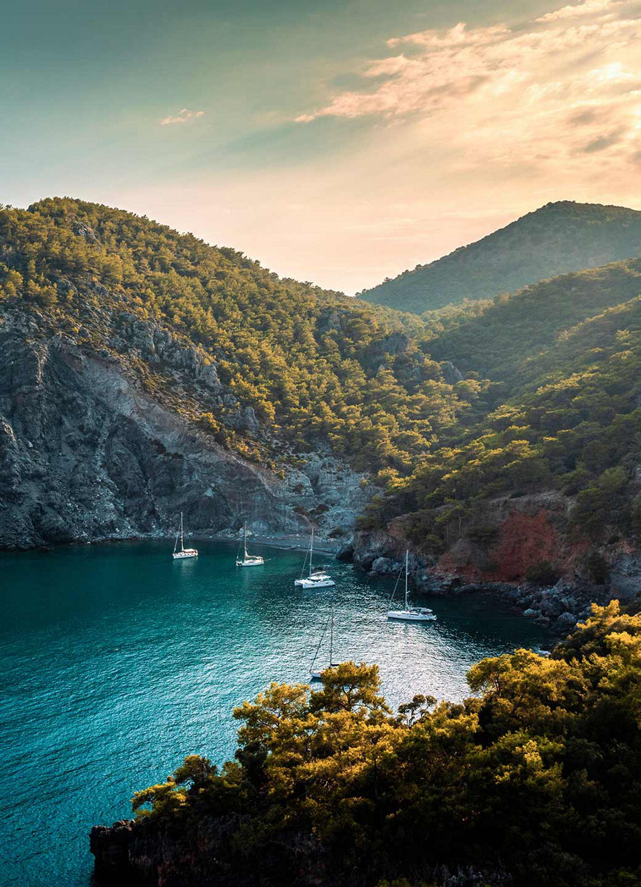 View of Aşı Koyu Plajı