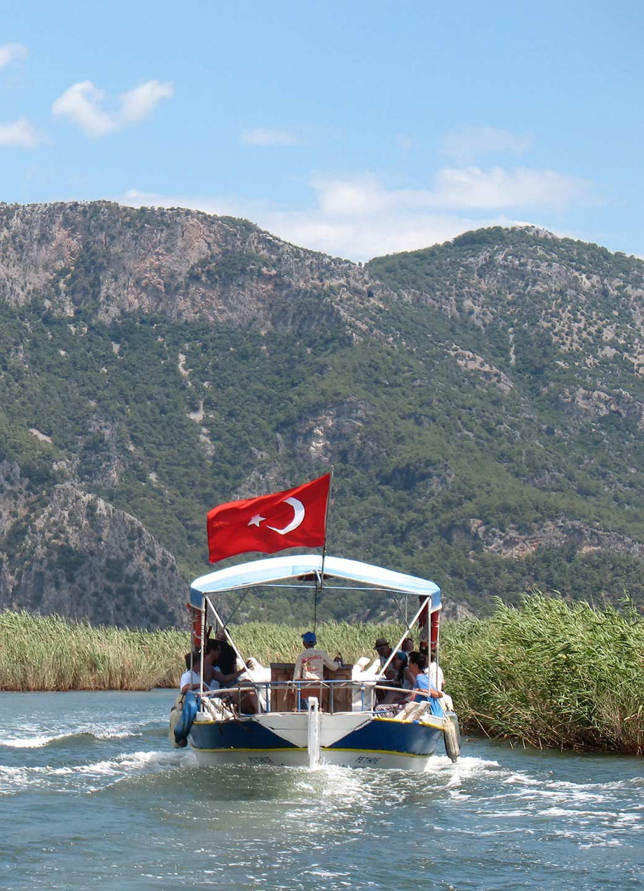 Bootsfahrt auf dem Dalyan-Fluss