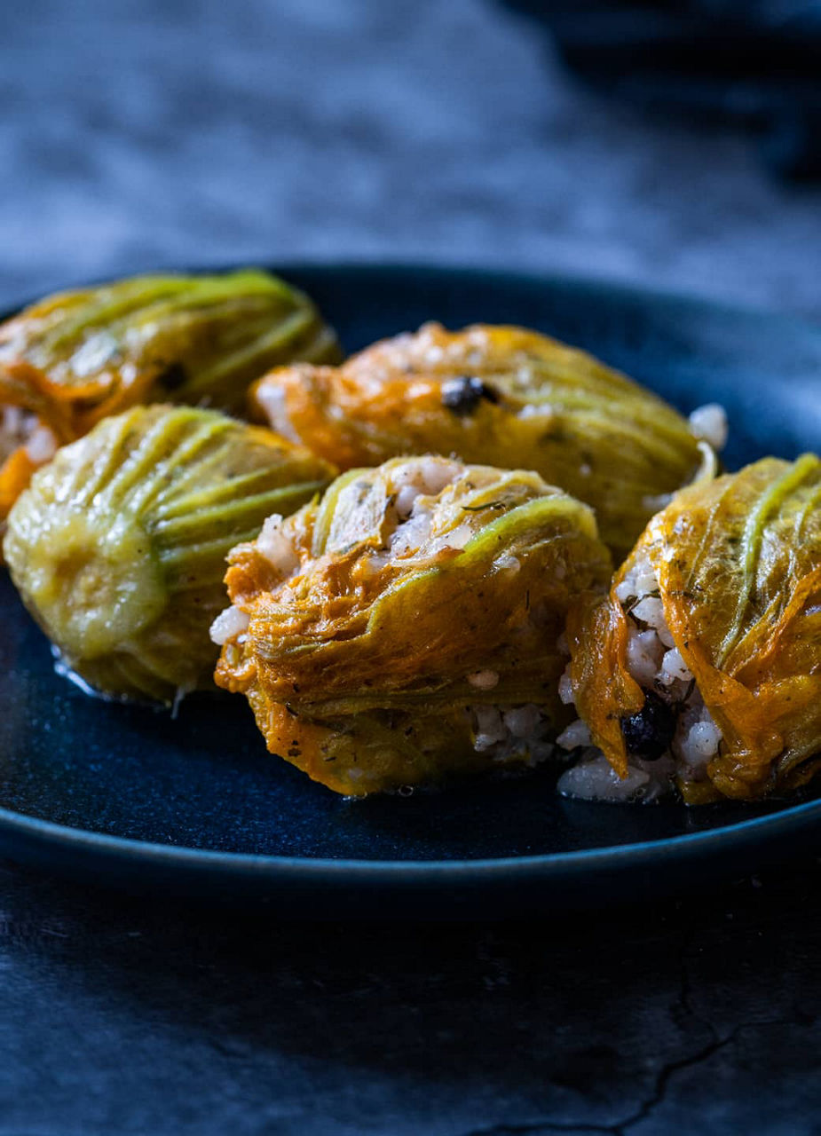 Stuffed Squash Blossoms