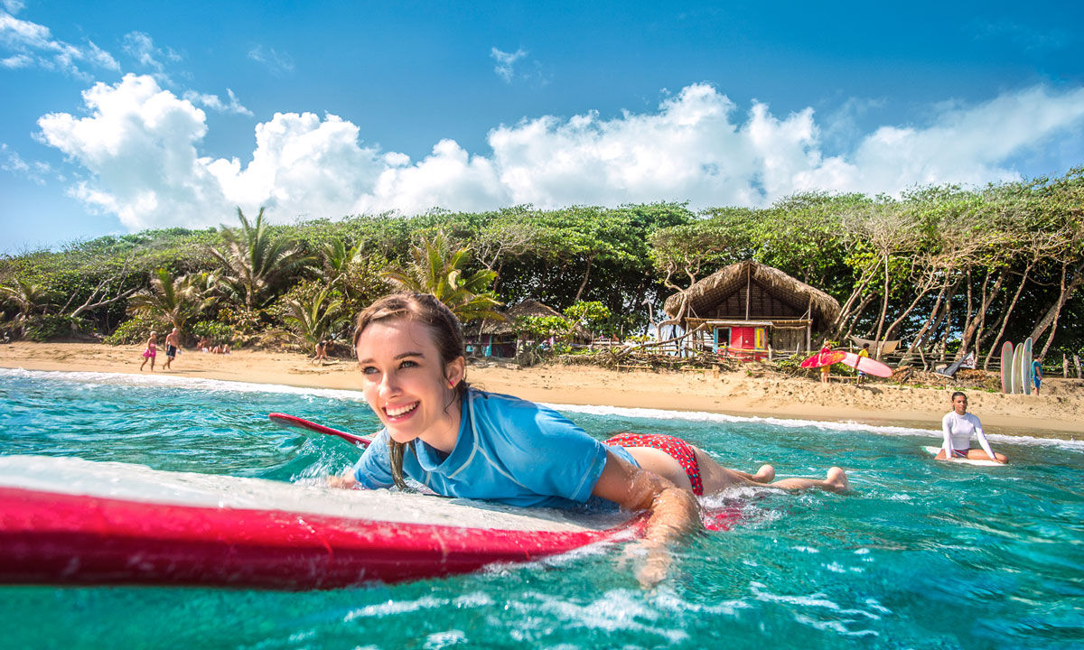 Surfing in the Dominican Republic