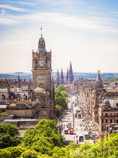 Blick von Calton Hill