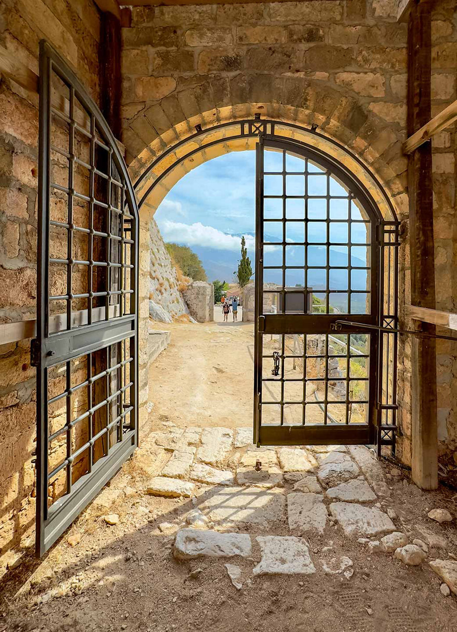 Eingang zur Burg Agios Georgio