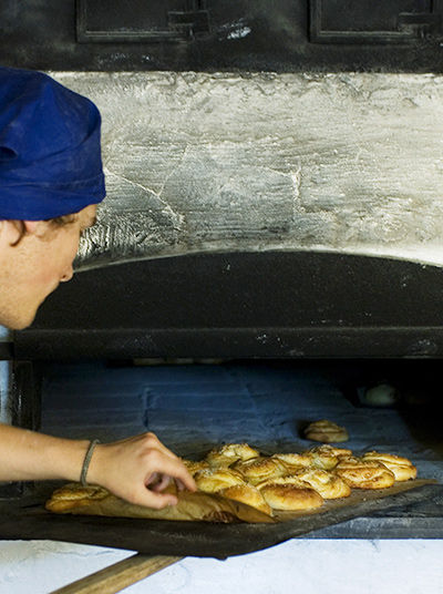 Woman baking