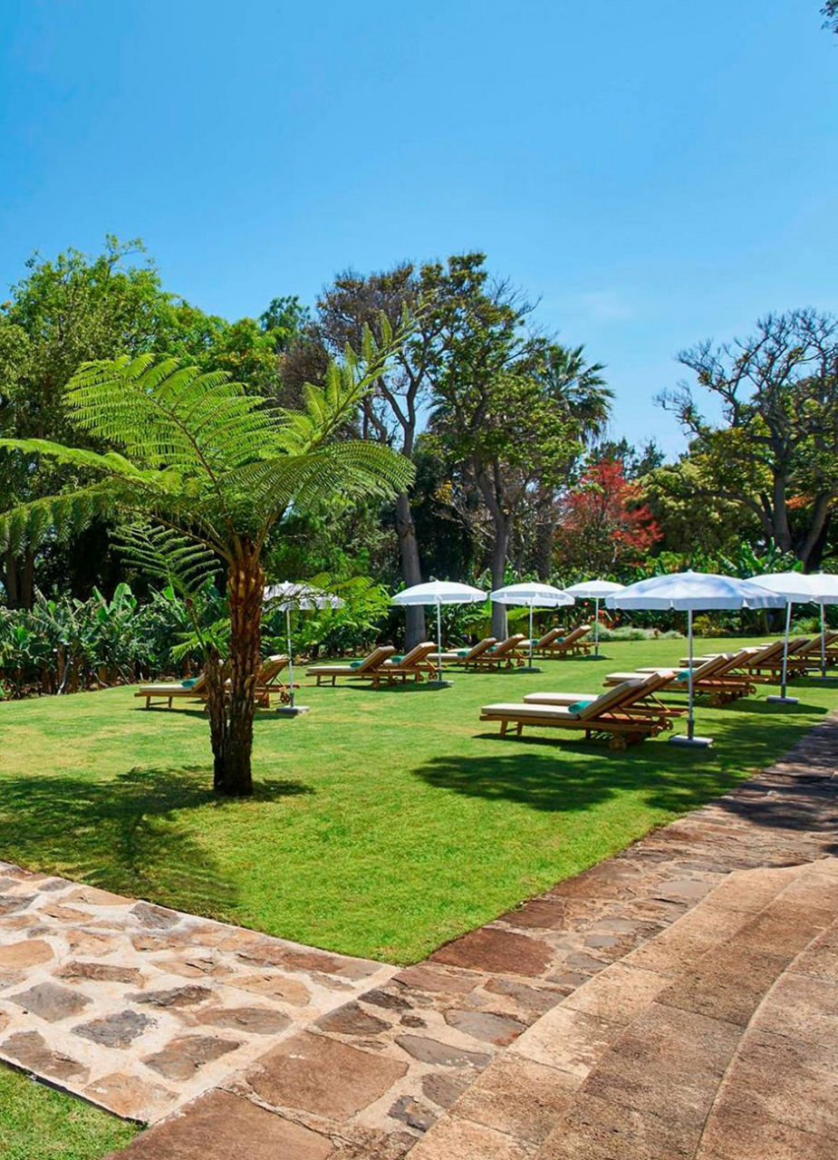 Garden and Pool Area