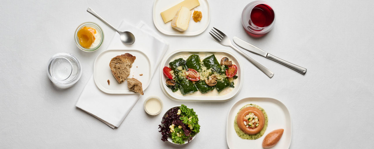 Unser Langstrecken Business Menu