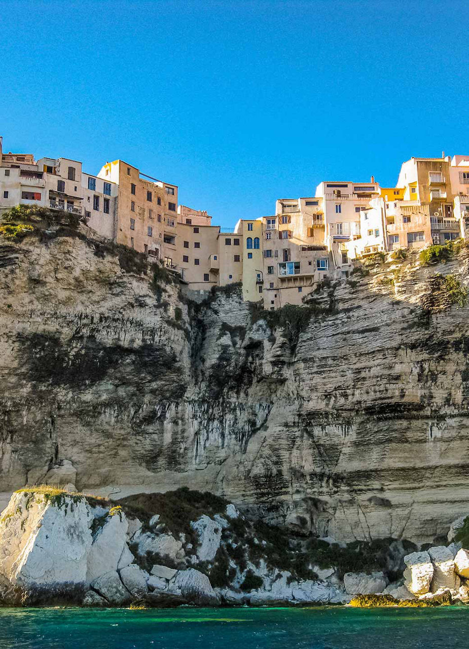 Bonifacio on a cliff