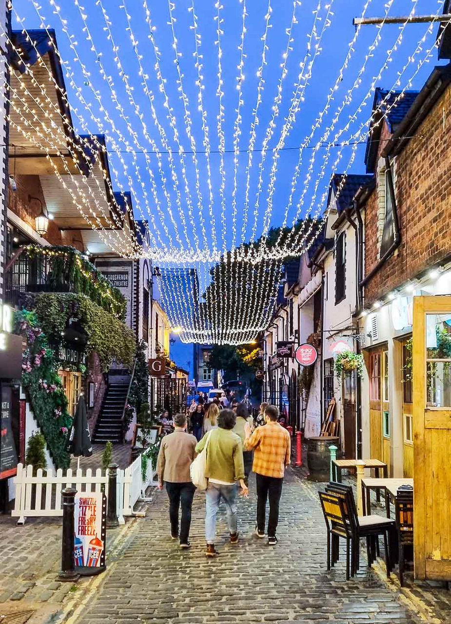 Abendstimmung in der Ashton Lane