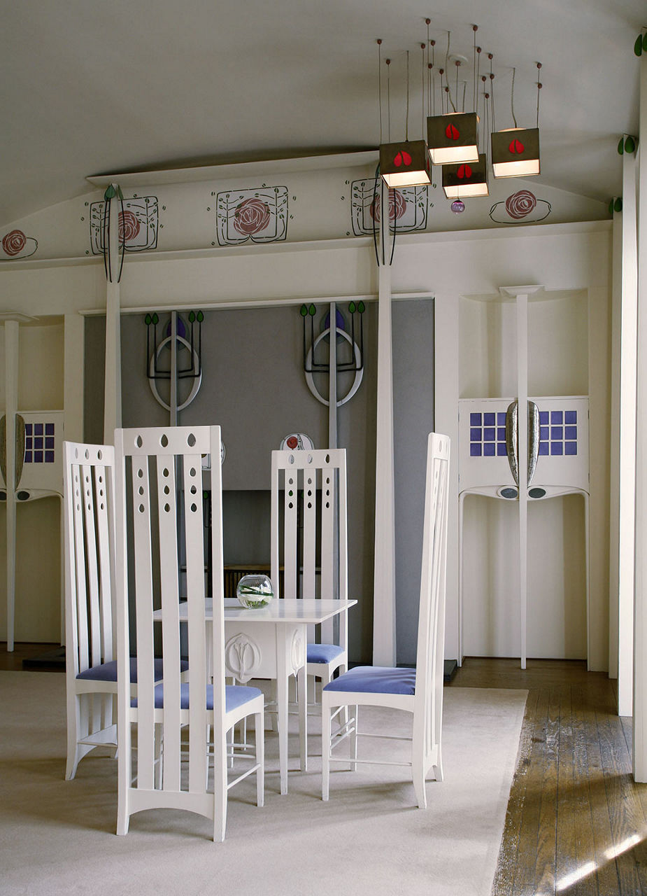 Stühle im Mackintosh House