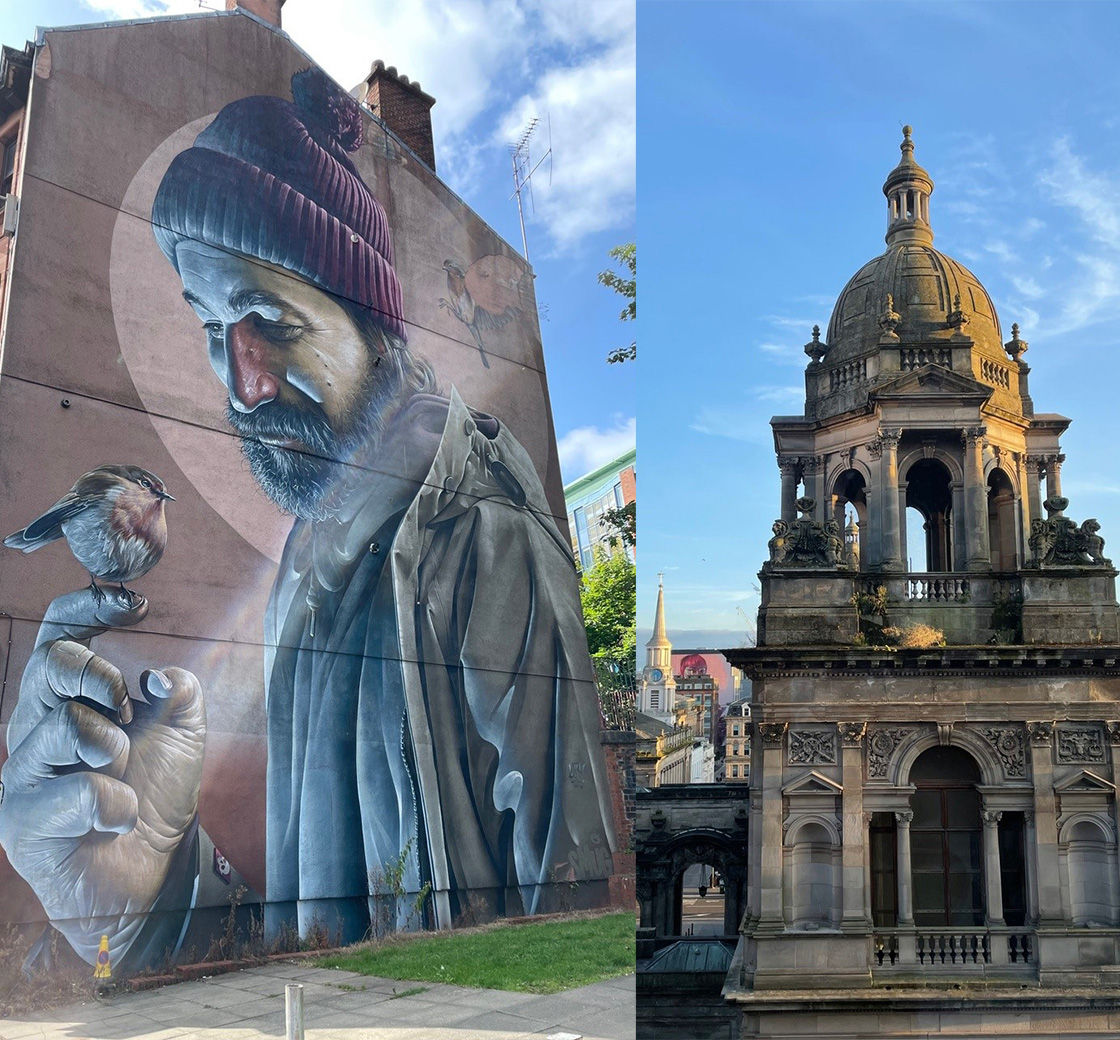 Wandmalerei in Glasgow