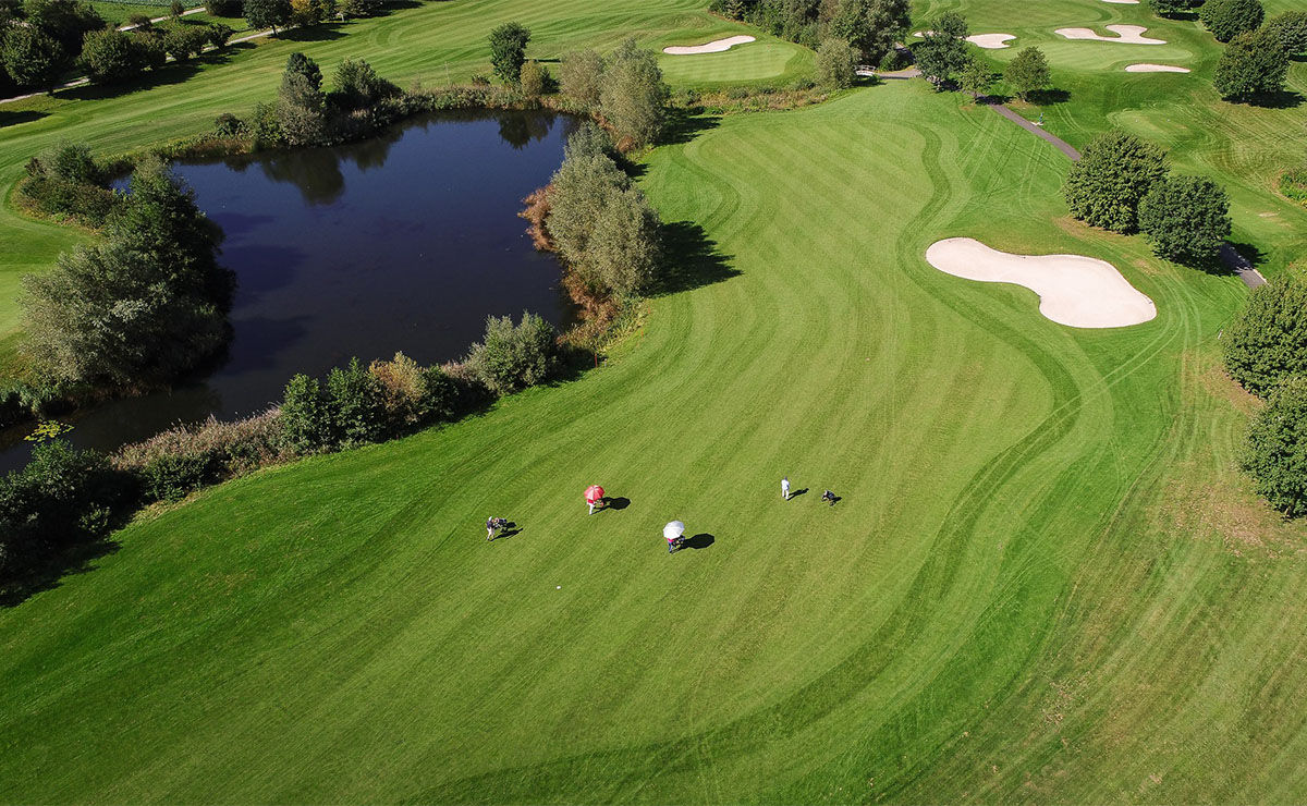 Golfplatz Otelfingen von oben