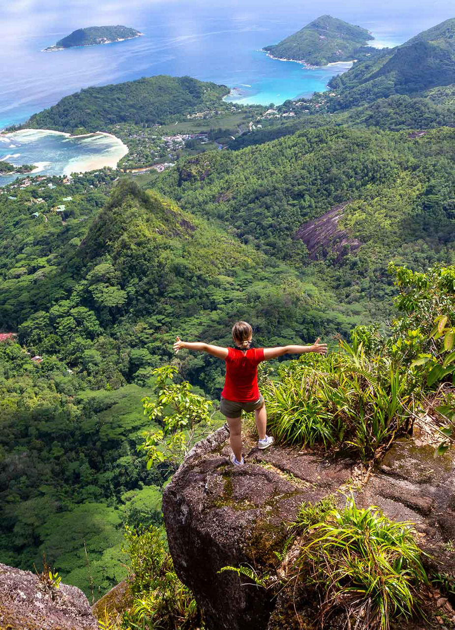 View from mountain top