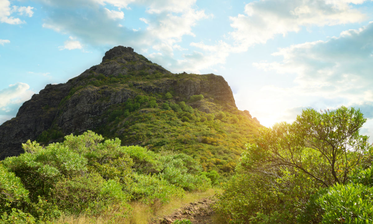 Wandern Mauritius Natur Sonnenaufgang