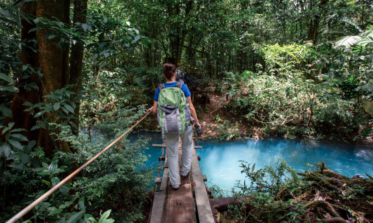 Wandern Costa Rica Jungle Fluss