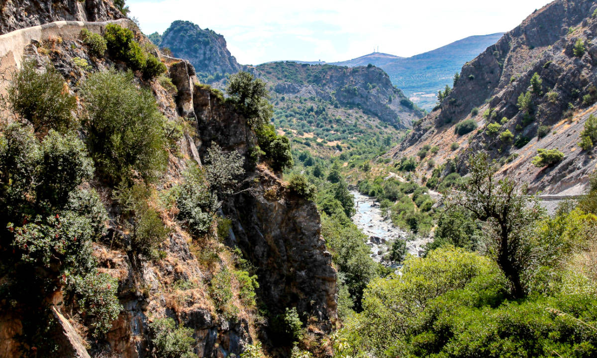 Wandern Lamezia Fluss Gestein Aussicht