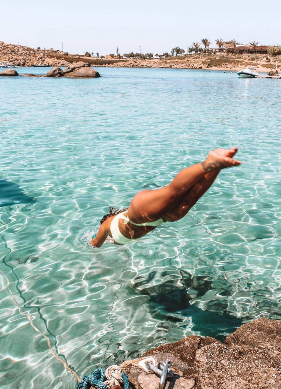 Jumping into the Sea