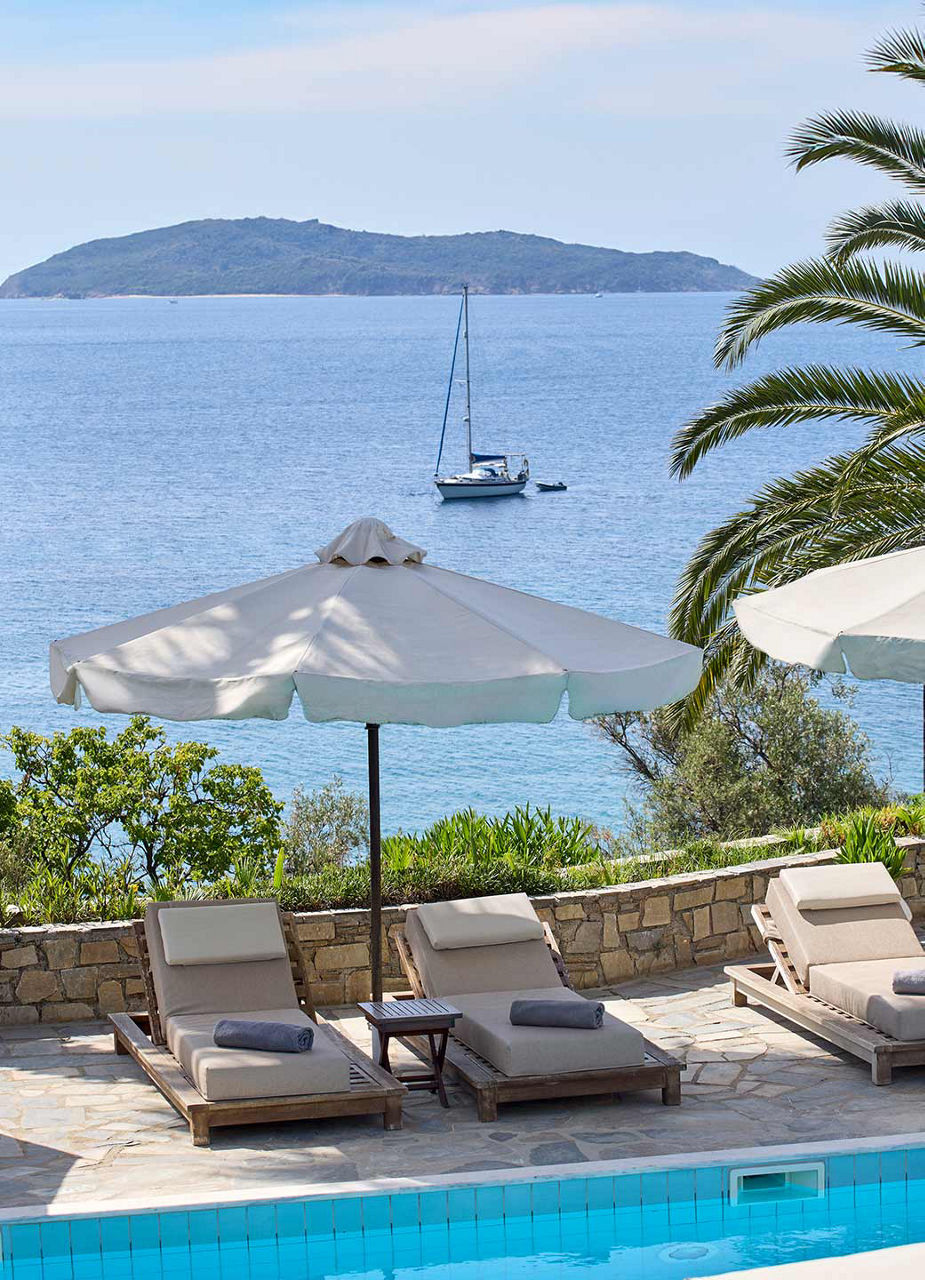 Aegean Suites Hotel Poolbereich​