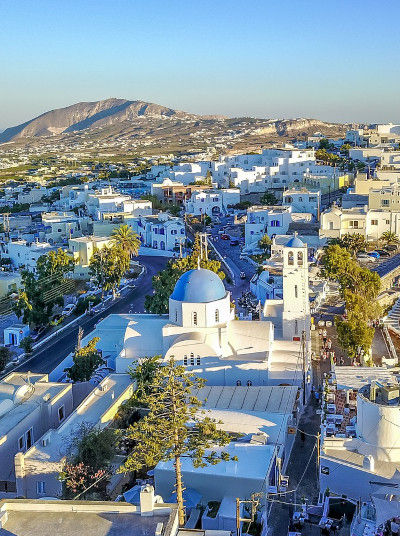 End of Hike - Oia