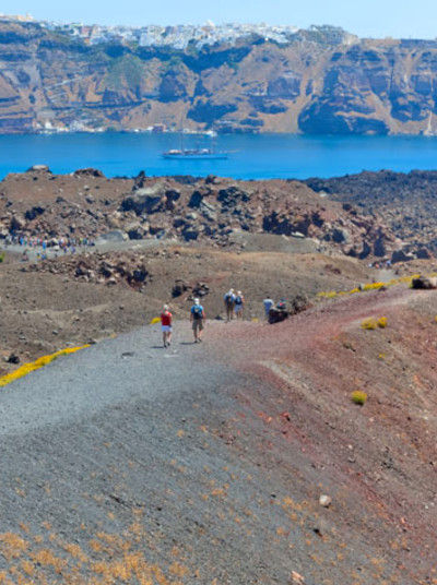 Hiking Trail on Nea Kameni