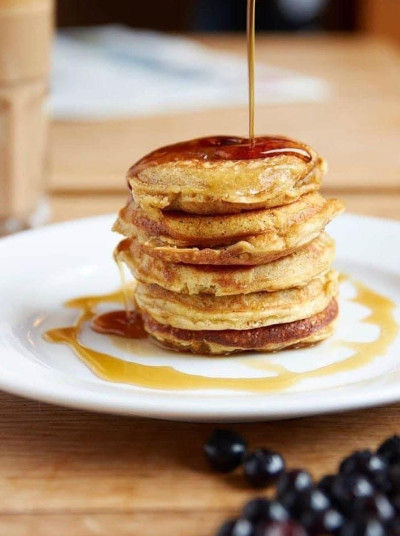 Pancakes at The Laundromat Café