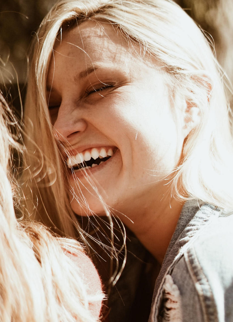 Woman Being Happy