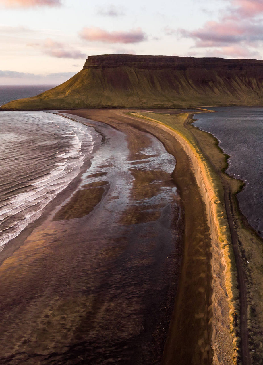 Aerial View of Coast